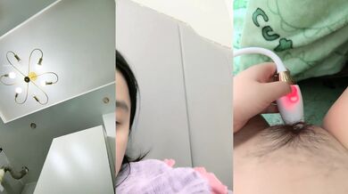 【露露儿酱】小区的物业美女真骚，办公室偷偷玩跳蛋，到厕所自慰，奶子大逼逼肥美 (12)